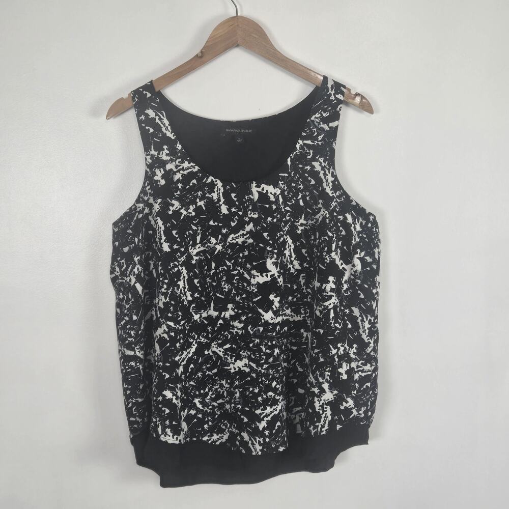 Banana Republic Tank Top, Size L, Black - Picture 1 of 4